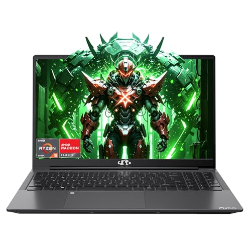 Image of NIMO 15.6 inch FHD IPS Gaming Laptop, AMD Ryzen 5 6600H (Up to 4.5GHz, Beat i7-1165G7) 16GB DDR5 RAM 1TB PCIe 4.0 SSD, AMD Radeon 660M GPU, 100W PD Fast Charging, Fingerprint for Student & Business