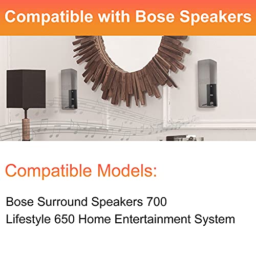 Dinghosen Dinghose Wall Brackets Compatible With Bose Surround Speakers 700,Omnijewel Lifestyle 650 Home Entertainment System thumb #1