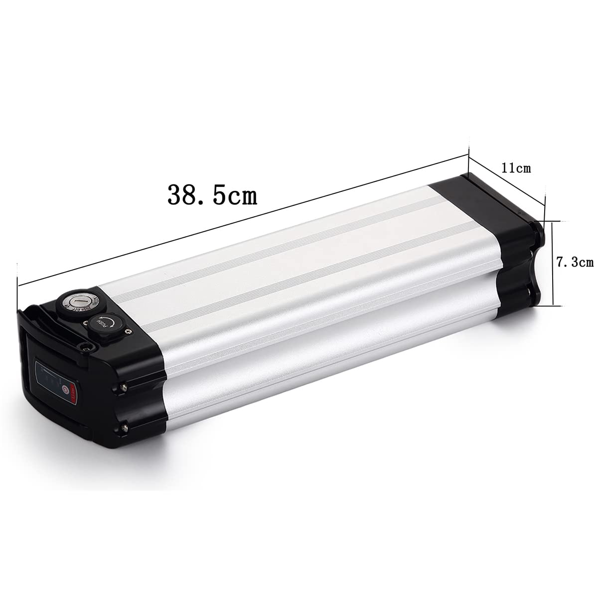Batteria per bicicletta elettrica 36 V XH370-10J Silverfish per batteria elettrica compatibile con Phylion Zhenlong Aldi MiFa Trio Prophete (36 V 15,6 Ah)