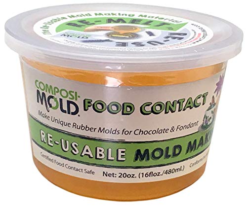 ComposiMold Food Contact Safe 20 Ounce Reusable Molding Material, Re-heat To Re-use
