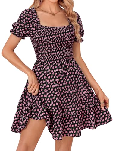 Image of Rooscier Women's Summer Boho Mini Dress
