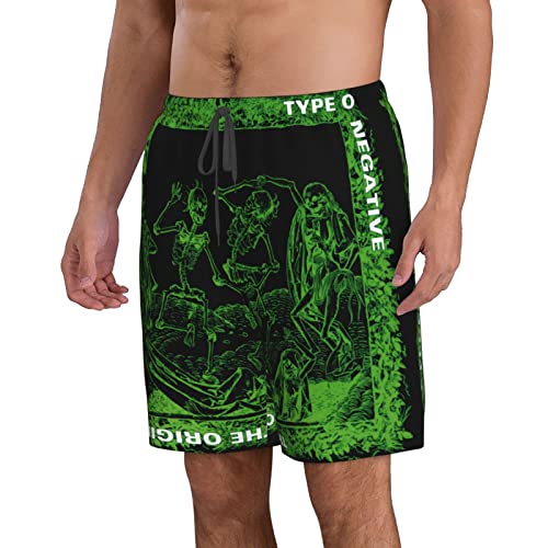 Type Music O Negative Mens Swim Trunks Swim Shorts with Mesh Lining Beach Shorts Bathing Suits2