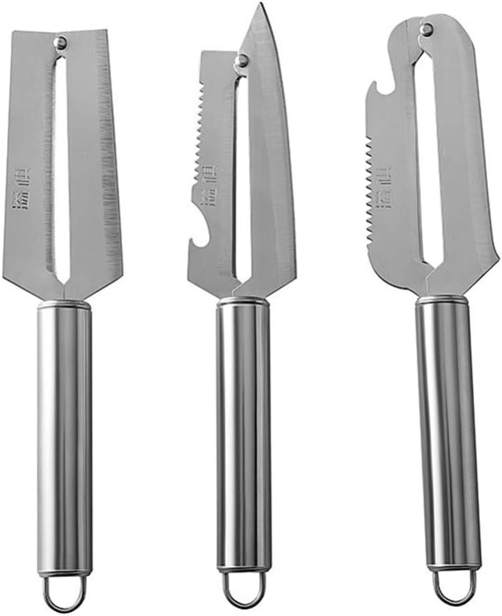 Hemoton Fruit Cutter 3pcs Potato Peeler Grater Fruit