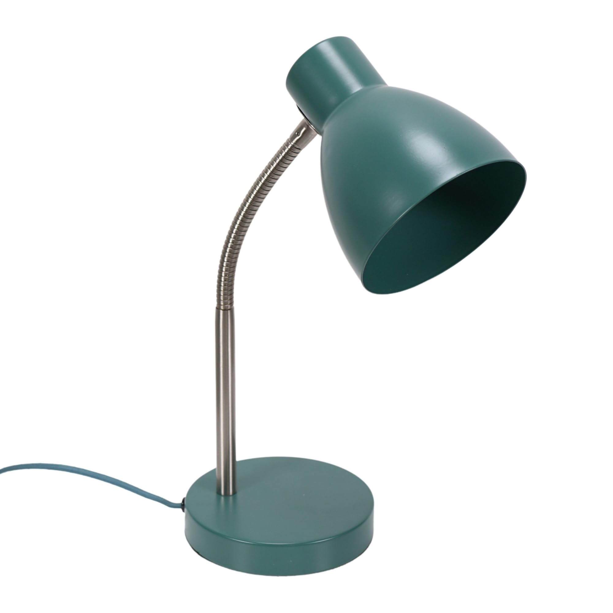 ValueLights | Teal Adjustable Flexi Neck Desk Lamp Reading Light | Table Lamps, Home Décor & Improvement Essential
