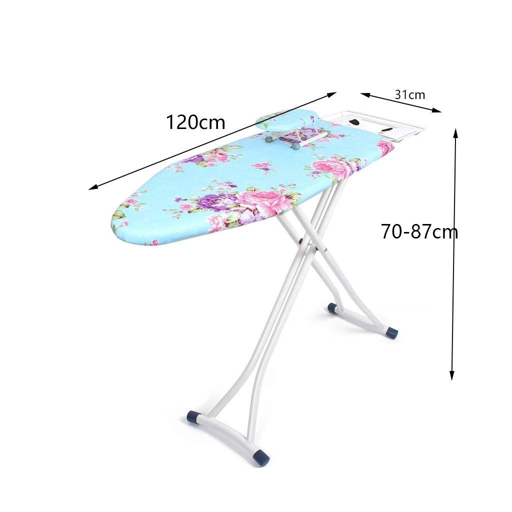Mesa de Planchar de 1203187CM, Colgador de Planchado de Metal de Altura Ajustable para centros de lavandería, Tienda de Ropa, Tabla de Planchar para Interiores