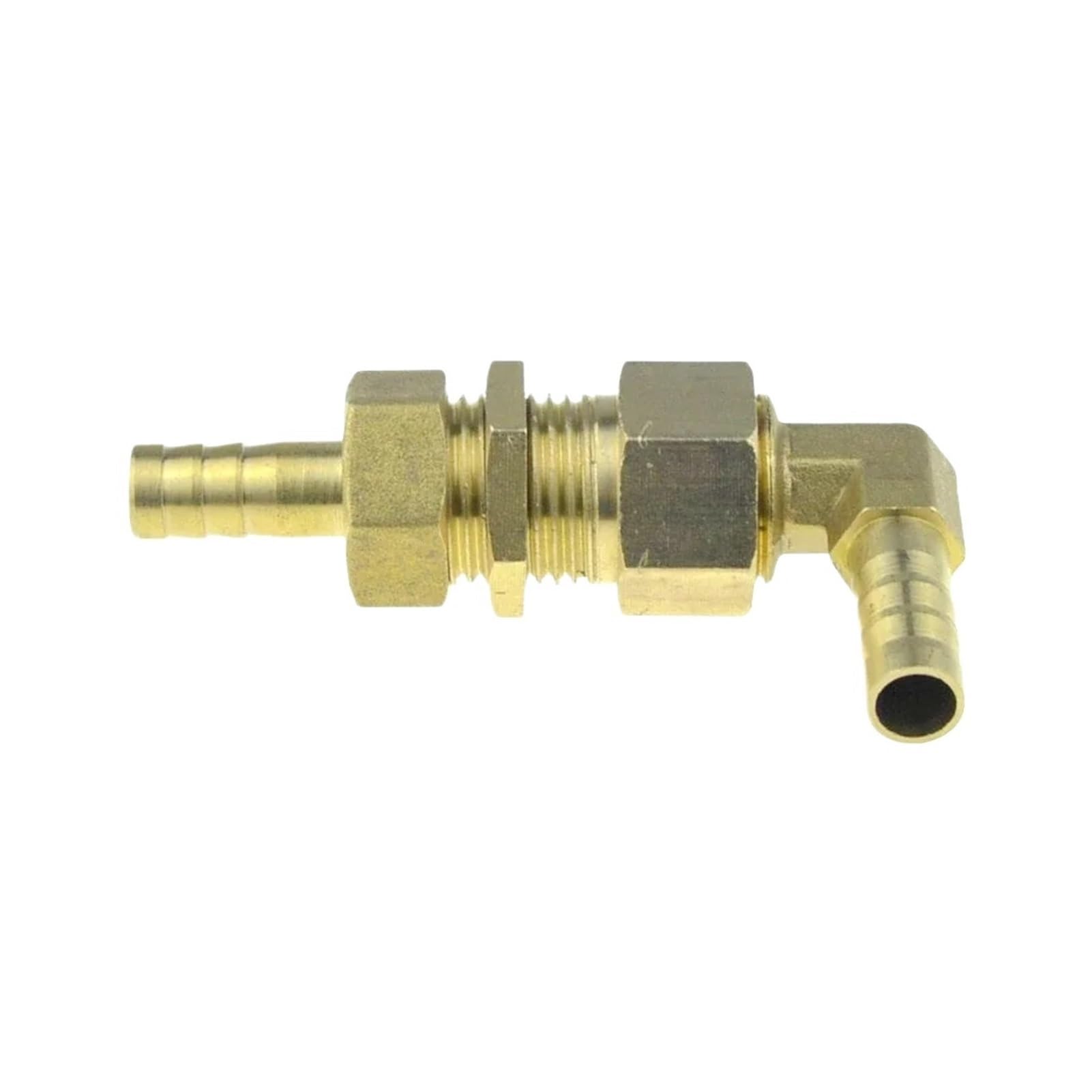 Codo atravesante latón 19mm para reparar fugas de aire y agua en tubos