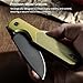 OKNIFE Duron Folding Pocket Knife, 3.5