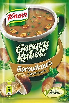 Knorr Goracy Kubek Borowikowa - Boletus Soup - Instant 5 x 14 g -