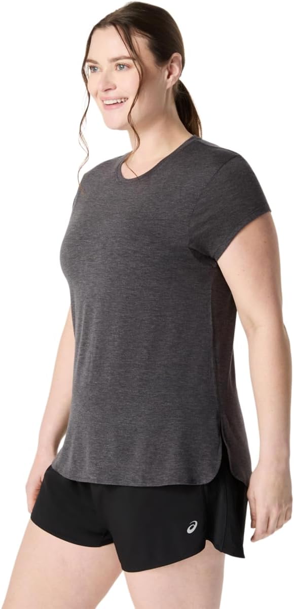 ASICS Women's Heather Crewneck TOP Running Apparel