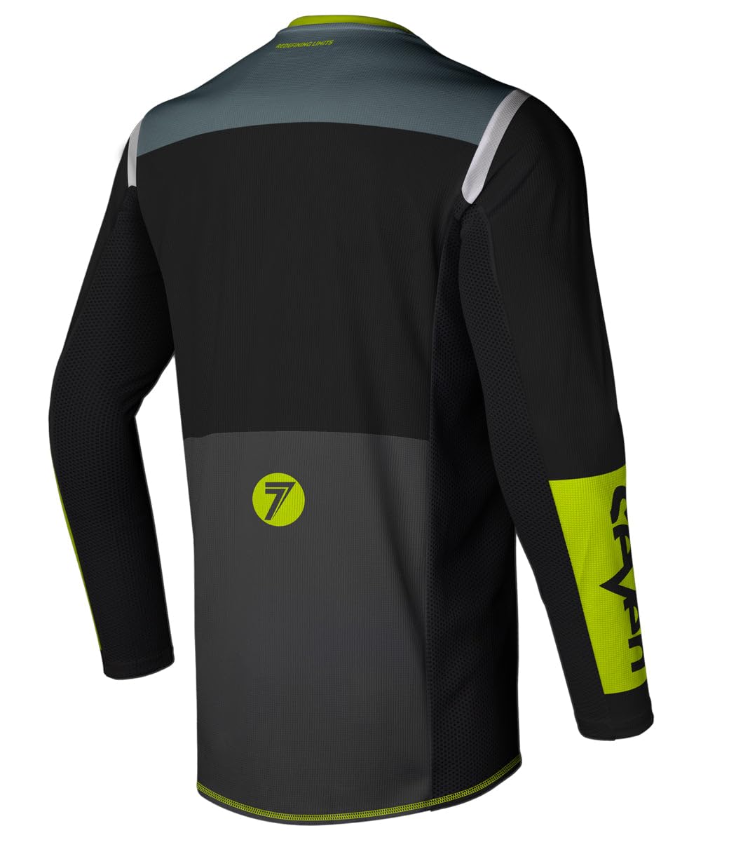 Seven Rival Barrack Jersey (Black, XX-Large)