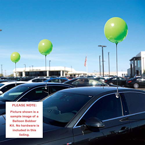 Image of BalloonBobber - Seamed Reusable Helium Free Replacement Balloons (5-Pack) - Plastic Outdoor Balloons