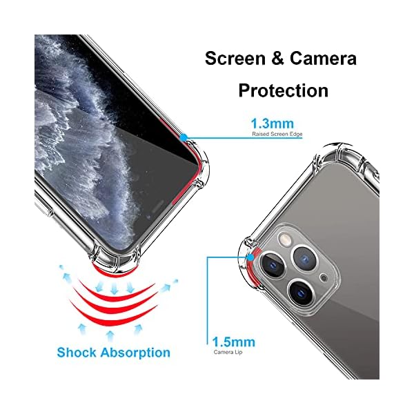 Funda para iPhone 11 Pro con 2 Piezas Cristal Templado - Imagen 5