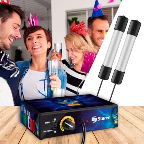 Image of STEREN Fully Assembled Shock Machine Game - Limited Edition Luchador - Great Gift for Family Game Night, Gatherings or Party's - Maquina de Toques Electricos