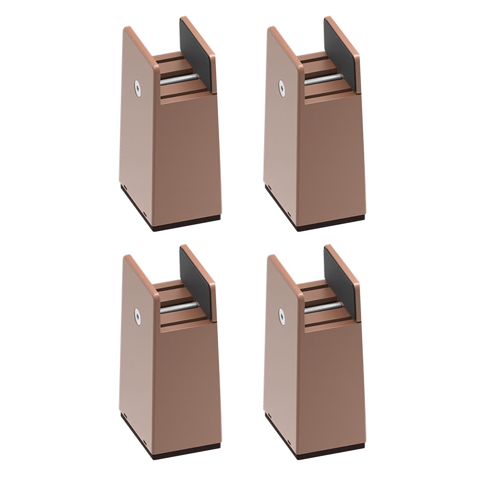 of 4 Sturdy Bed Risers 2Inch Thick Leg Extenders Accessory for Desk Chair Sofa Storage Solution Use Furniture Risers for Sofa Table Chair Desk