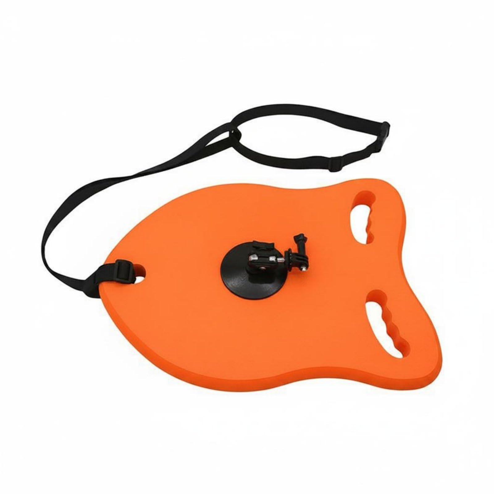 Piattaforma EVA Galleggiante Resistente Aiuto Al Galleggiamento Leggero Attrezzatura Sportiva per Piscina, Esterno, Arancione Con Supporto Per Telefono, Fotocamera E Custodia Impermeabile