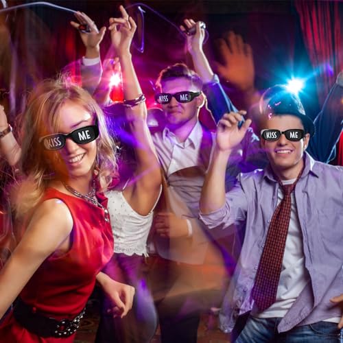 Cuffbow 12 Pairs Kiss Me Sunglasses Funny Sunglasses Party Eyeglasses for Women Men Weddings Party Accessories Gifts4