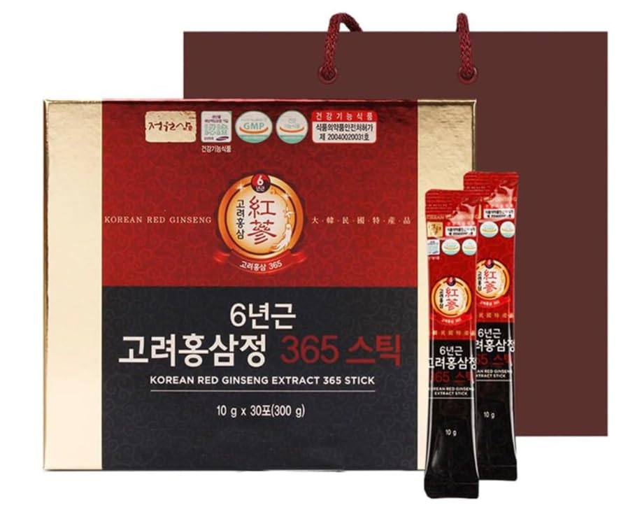 Amazon | 6年根 高麗紅参精 365スティック 10g x 30個 /紅参濃縮液 6