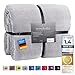 Feluna® Kuscheldecke XXL Mikrofaser-Decke Tagesdecke Wohndecke mit Kaschmir-Touch 220 x 200 cm - Grau 220 günstig Kaufen-Feluna® Kuscheldecke XXL Mikrofaser-Decke Tagesdecke Wohndecke mit Kaschmir-Touch 220 x 200 cm - Grau