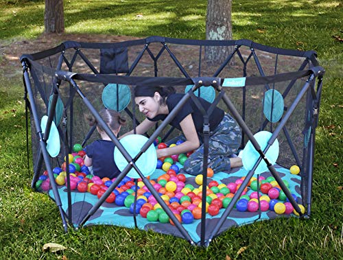 Milliard-Playpen-Portable-Playard-with-Cushioning-for-Safety-for-Travel-Indoor-and-Outdoor-Play-Yard-Pen-8-Sided