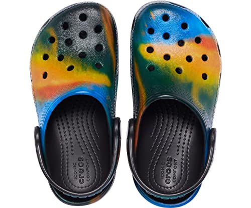 Image of Crocs Unisex-Child Classic Watercolor Marbled Clog
