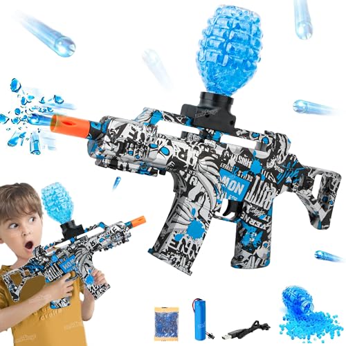 Image of Zest 4 Toyz Shooting Gun for Kids | Foam Blaster Gun for Outdoor Activities with 500 Bullets | Electric Water Bomb Gun with Rechargeable Battery for Boys and Girls