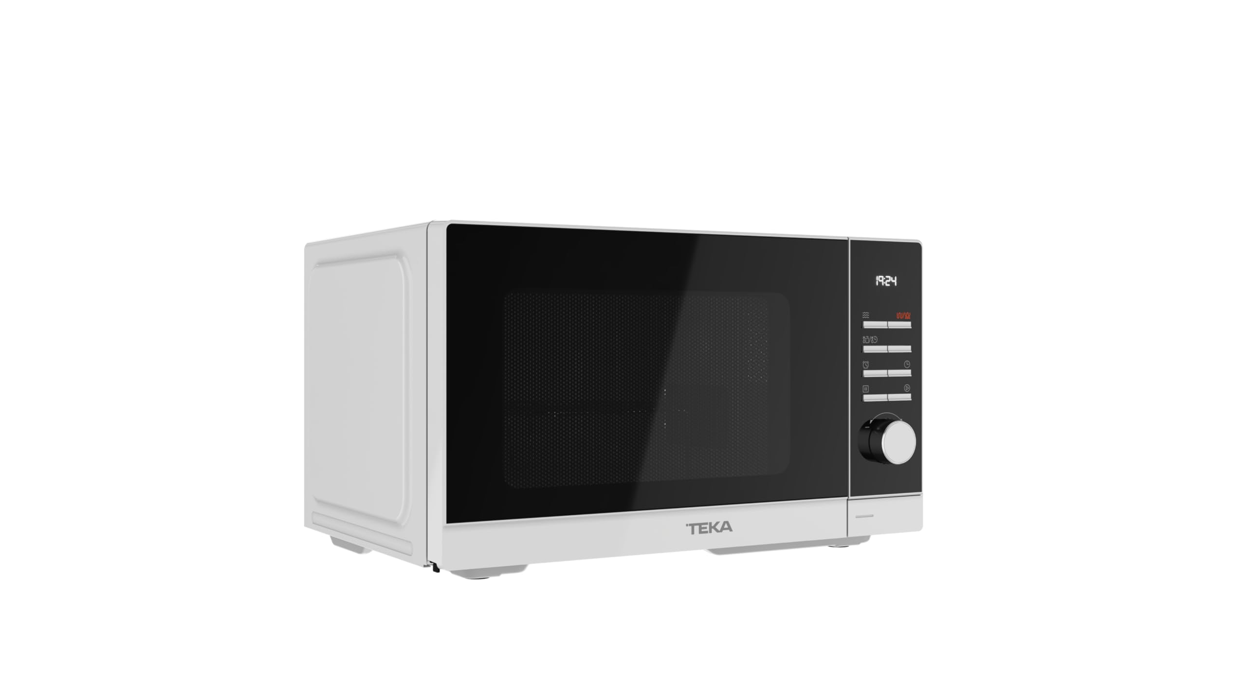 Teka MWE FS25 G WH- Microondas de Libre Instalación con Grill, Capacidad 25 L, 5 Niveles de Potencia, Salida 900 W, Microondas con Grill 25 L, con Plato Giratorio 28.8 cm, Color Blanco