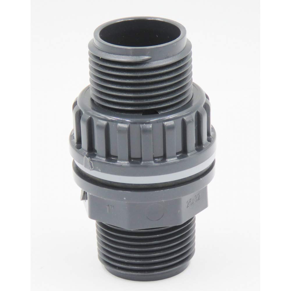 Centrocom Raccord PVC Pression Traversée de Paroi 1" 1/2"