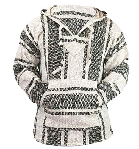 Classic Mexican Baja Hoodie Sweater Pullover