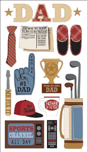 EK Success Sticko Happy Father's Day Stickers