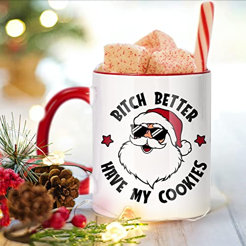 Agh 11 Oz Sublimation Mugs Blank With Colored Inside And Handle, Classic Ceramic Coffee Mugs, 8 Pack #TOP6