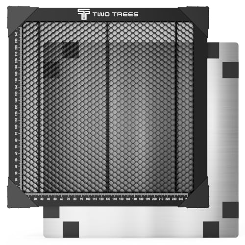 OUYZGIA Honeycomb Wabentisch für Laser Graviermaschine 300x300x22mm Waben Laser Arbeitsplatte Tischschutz mit Aluminiumplatte Kompatibel mit verschiedenen Graviermaschinen