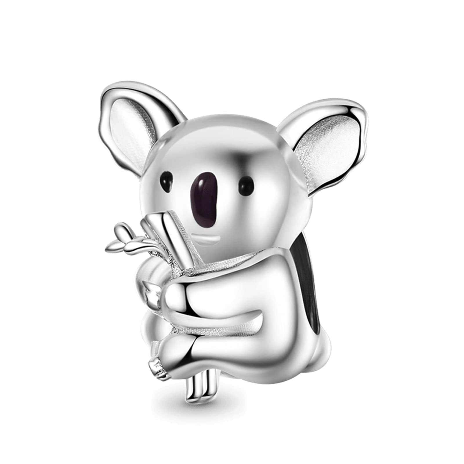 GNOCE Animals Bead Charm for Women,Silver Charms Necklace Bracelet for Her, Jewelry Gift