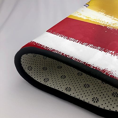 Tapis en flanelle de velours fin drapeau espagnol d'excellente finition