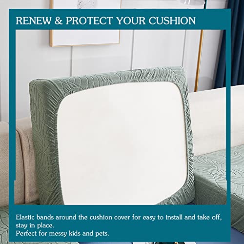 Housse de coussin de canapé imperméable et extensible anti tache rouge - 8