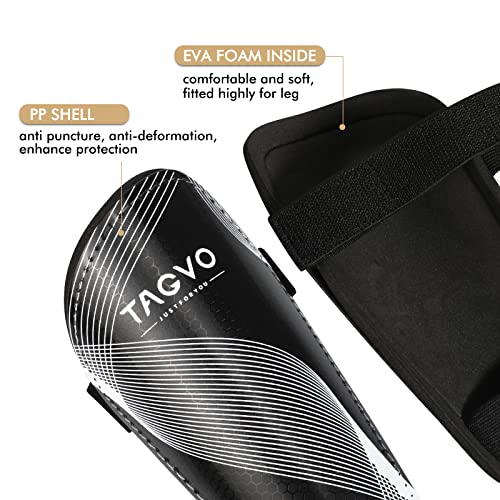 Soccer Shin Guards for Kids Youth - Protective Soccer Equipment for Boys Girls - Adults Men Women Soccer Shin Guards - Soccer Shin Pads for Kids 3-16 Years Old Girls Boys, High Impact Resistant - Thumbnail 3