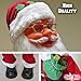 Strong Camel Life Size Christmas Santa Animated Sining and Dancing Santa Claus Xmas Decoration 6FT