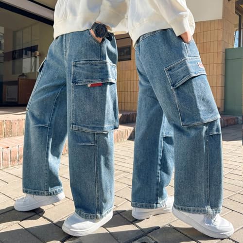 Vaqueros niño con diseño de pantalones cargo holgados 2