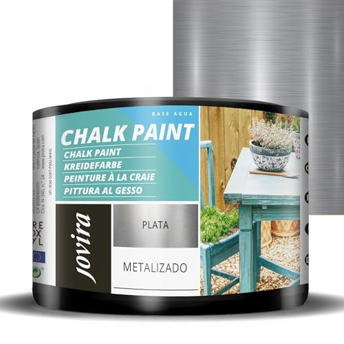JOVIRA PINTURAS Tiza Chalk Paint al Agua Mate. Renueva tus muebles con creatividad. 375 Mililitros