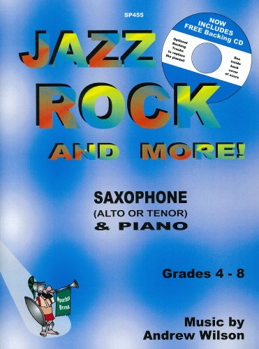 Livre Jazz, Rock And More avec CD pour jouer du saxophone chez soi