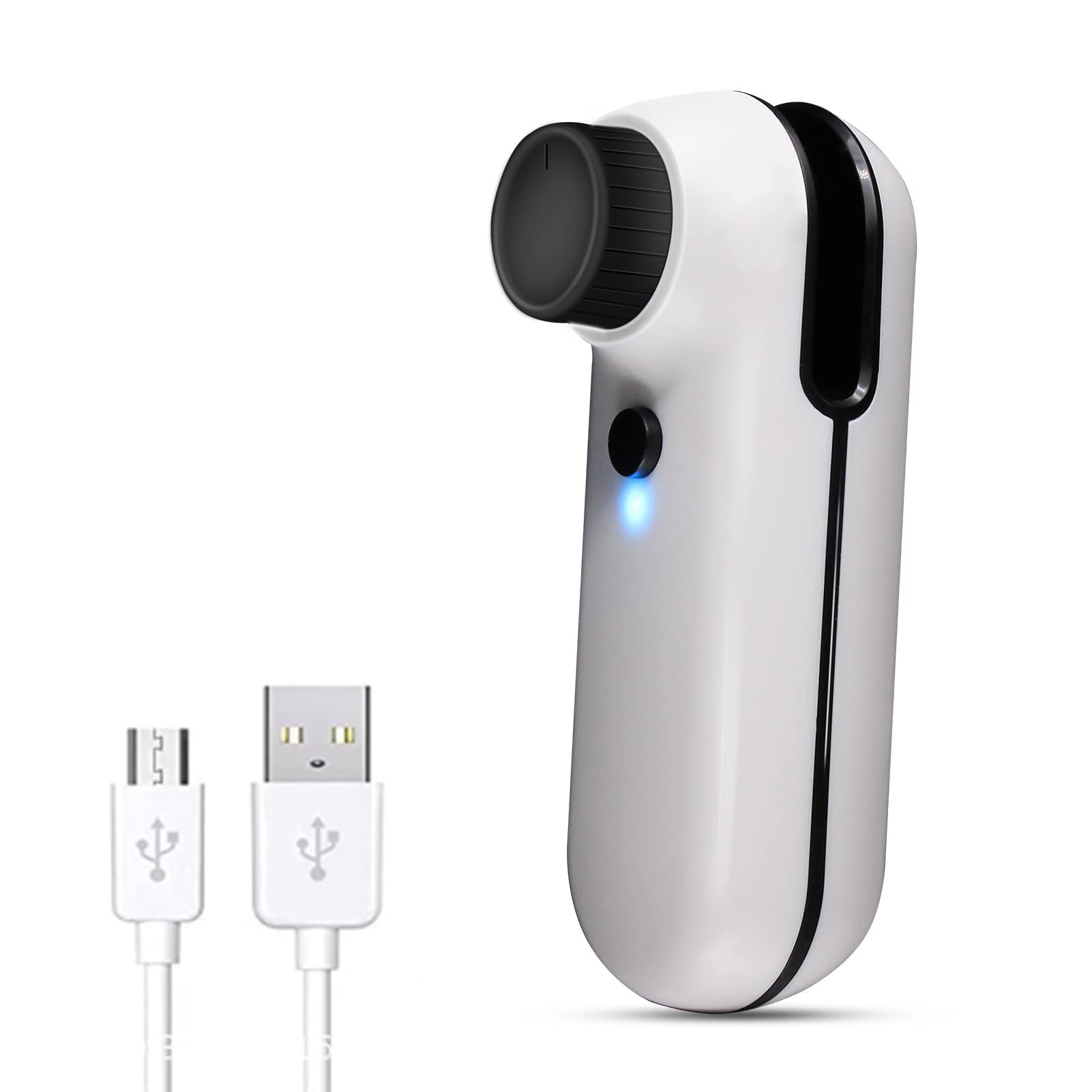 Mini Bag Sealer, 2 in 1 USB Rechargeable Heat Sealer and Cutter, Mini Chip Bag Sealer Heat Seal, with Soft Magnetic Portable Bag Machine, for Plastic Bags Snacks Freshness and Food Storage (White)