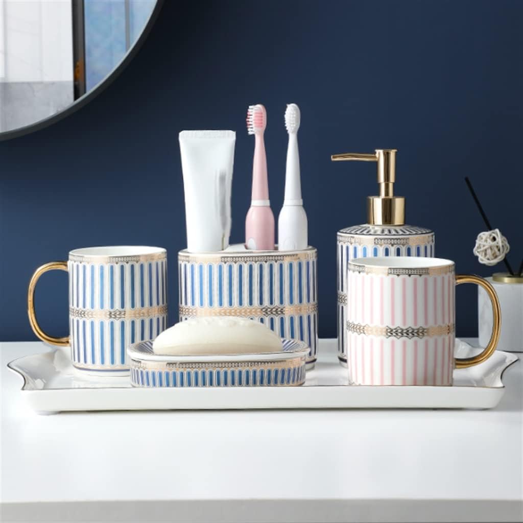 Ceramic Wash Cup Home Bathroom Brushing Set Couple Mouthwash Tooth Cylinder