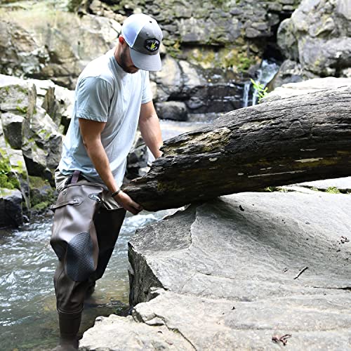 FROGG TOGGS Men's Classic 2 Hip Waterproof Fishing Wading Boot for Fishing in Felt or Cleated3