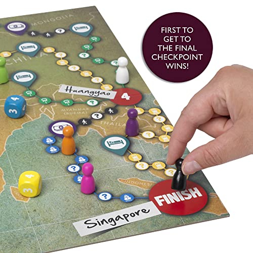 IDEAL | Race Across the World: The globe-trotting adventure game! | Family TV Show Game| For 2-6 Players | Ages 8+ - Image 7