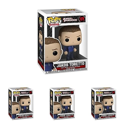 Funko Pop Movies: F9: The Fast Saga - Jakob Toretto Collectible Vinyl Figure Multicolor,3.75 Inches (Pack Of 4)