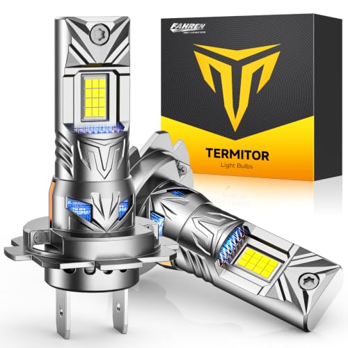 Image of Termitor πππππ¬π-πππ§ H7 Replacement Light Bulb, πππ,πππππ H7LL 24 DualβSided HighβFocus CSP Chips, Canbus Ready, Enhanced Heat Dissipation, ππ,πππH Service Life, 2 Pack