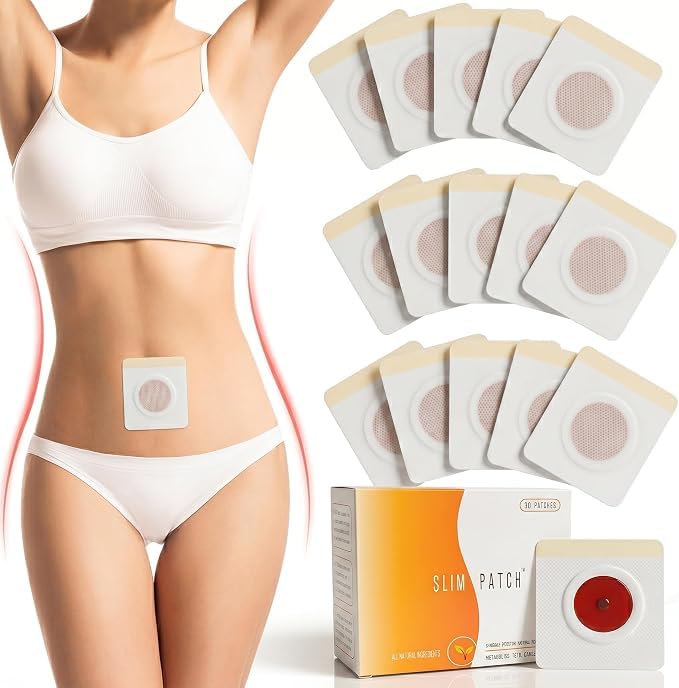 30 Parches Reductores Adelgazantes: Quema Grasa Abdominal con Extractos Naturales | Efecto Detox & Reduce Cintura Rápido | Para Mujer y Hombre