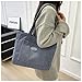 AbileneWu Vintage Corduroy Tote Bag - Large Capacity Fashion Handbag for Daily Commute,Work and Travel
