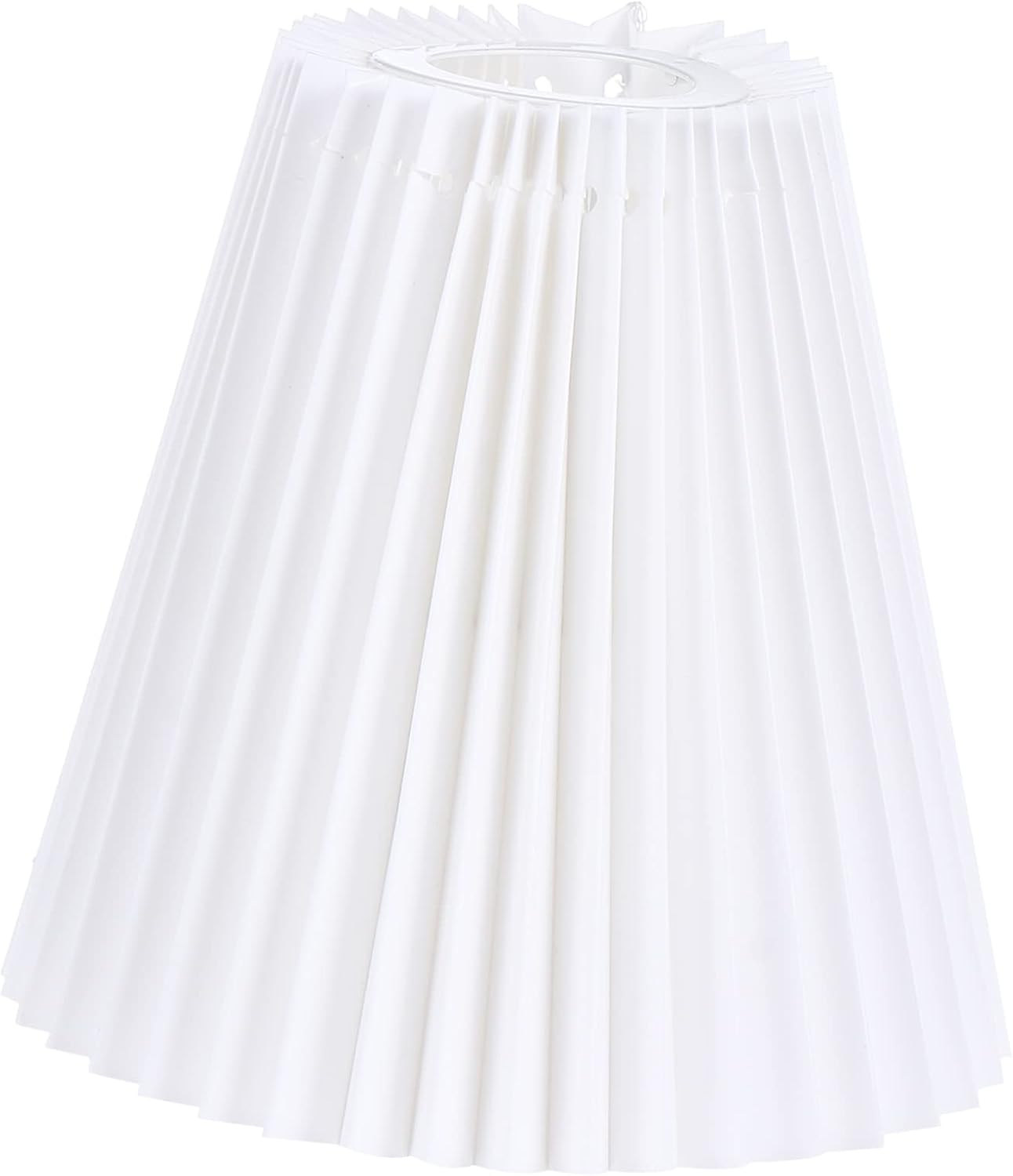 Gadpiparty 2pcs Cloth Lampshade Light Cover Pleated Design Table Lamp Shade for Desk Floor and Pendant Lighting Creates Warm Atmosphere