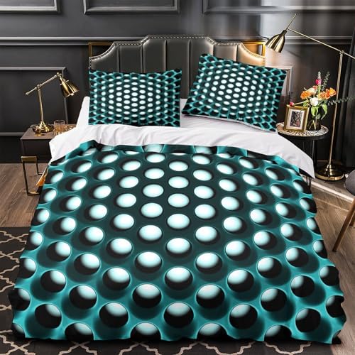Parure de lit microfibre douce hypoallergique housse de couette 135x200 fermeture éclair - 2